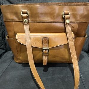 Patricia Nash Tan Leather Tote Bag